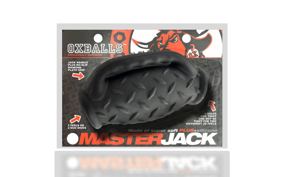 Masterjack Double Penetration Black - Double ended Stroker > Sex Toys For Men > Masturbators > Manual - Tophatter Daily Deals