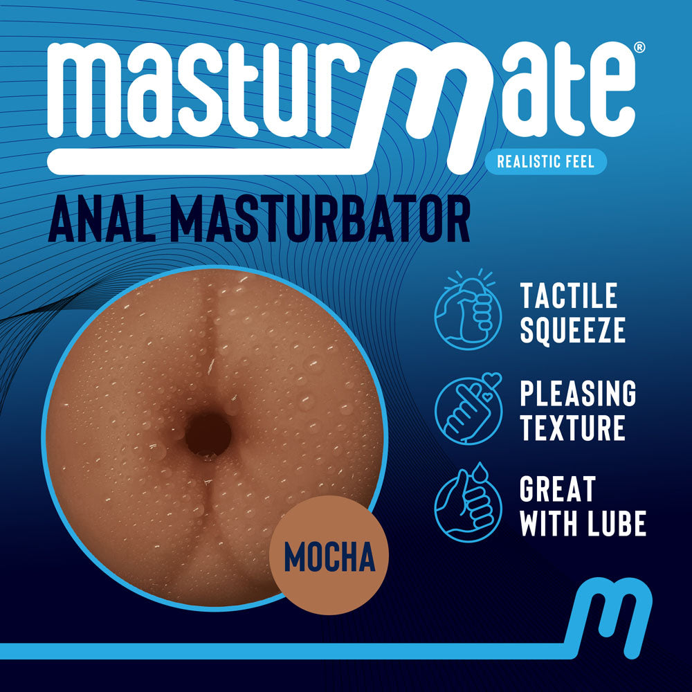 Masturmate Butt (Mocha) – Anal Stroker Male Masturbator > Sex Toys For Men > Masturbators > Manual - Tophatter Daily Deals