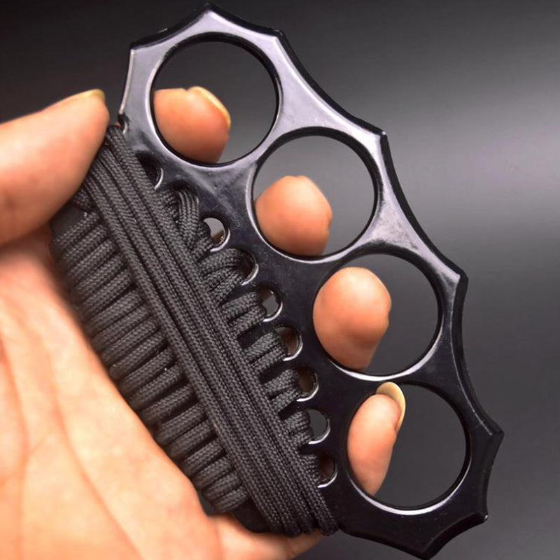 Concealeder - Solid Brass Knuckles Duster For Self Defense Window Breaker EDC Supplies - Tophatter Daily Deals