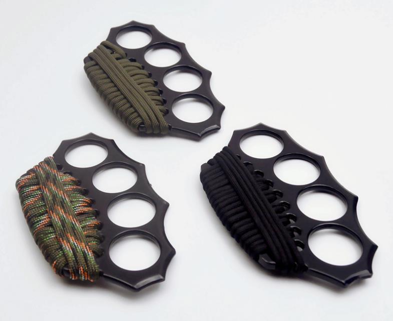 Concealeder - Solid Brass Knuckles Duster For Self Defense Window Breaker EDC Supplies - Tophatter Daily Deals