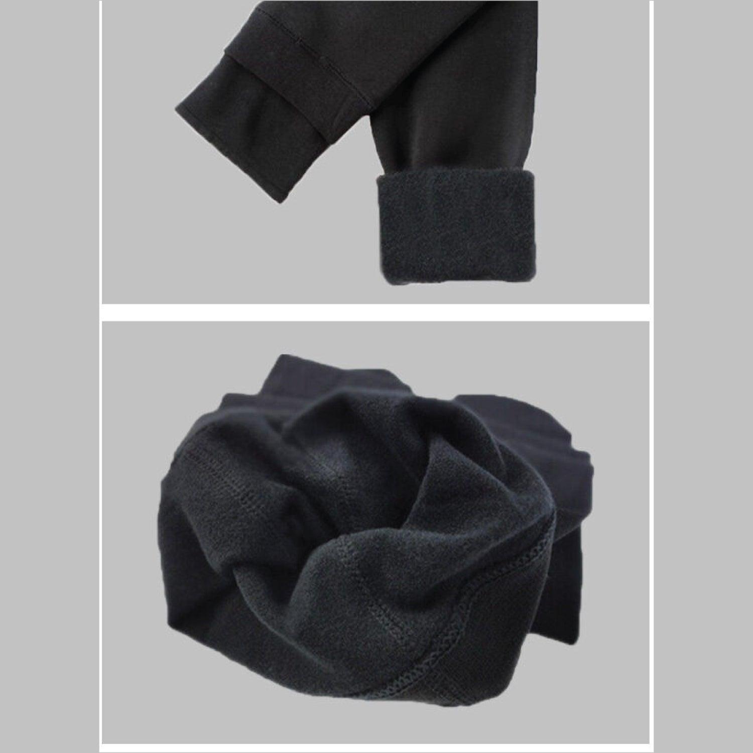 Fleece Lined Maternity Leggings - Mom Thick Leggings Soft Warm Full Length Cotton Pregnancy Pants Clothing - Tophatter Daily Deals