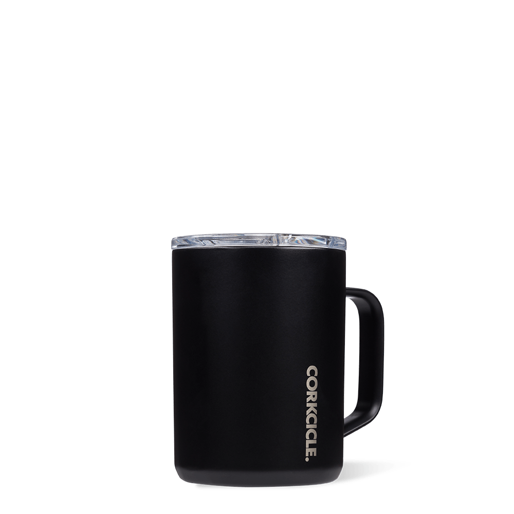 CORKCICLE. Classic Coffee Mug Matte Black 16oz Coffee Mug - Tophatter Daily Deals