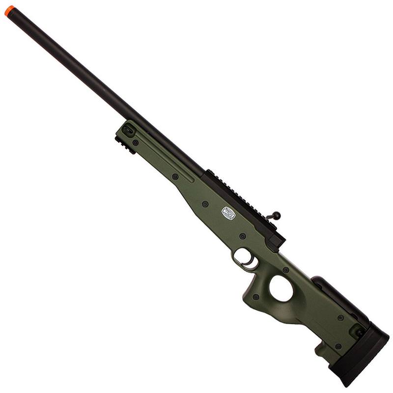 Mauser SR L96 Bolt Action Spring Airsoft Sniper Rifle 380 FPS Velocity - Tophatter's Guns'N'Weapons Store Collectible Weapons - Tophatter Daily Deals