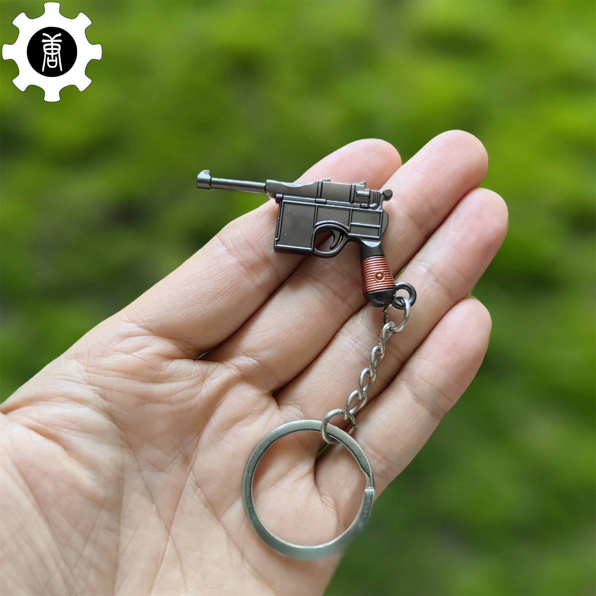 12 In 1 Metal World Famous Pistol Revolver Gun Keychain - Tophatter Daily Deals