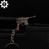 12 In 1 Metal World Famous Pistol Revolver Gun Keychain Mauser C96 - Tophatter Daily Deals