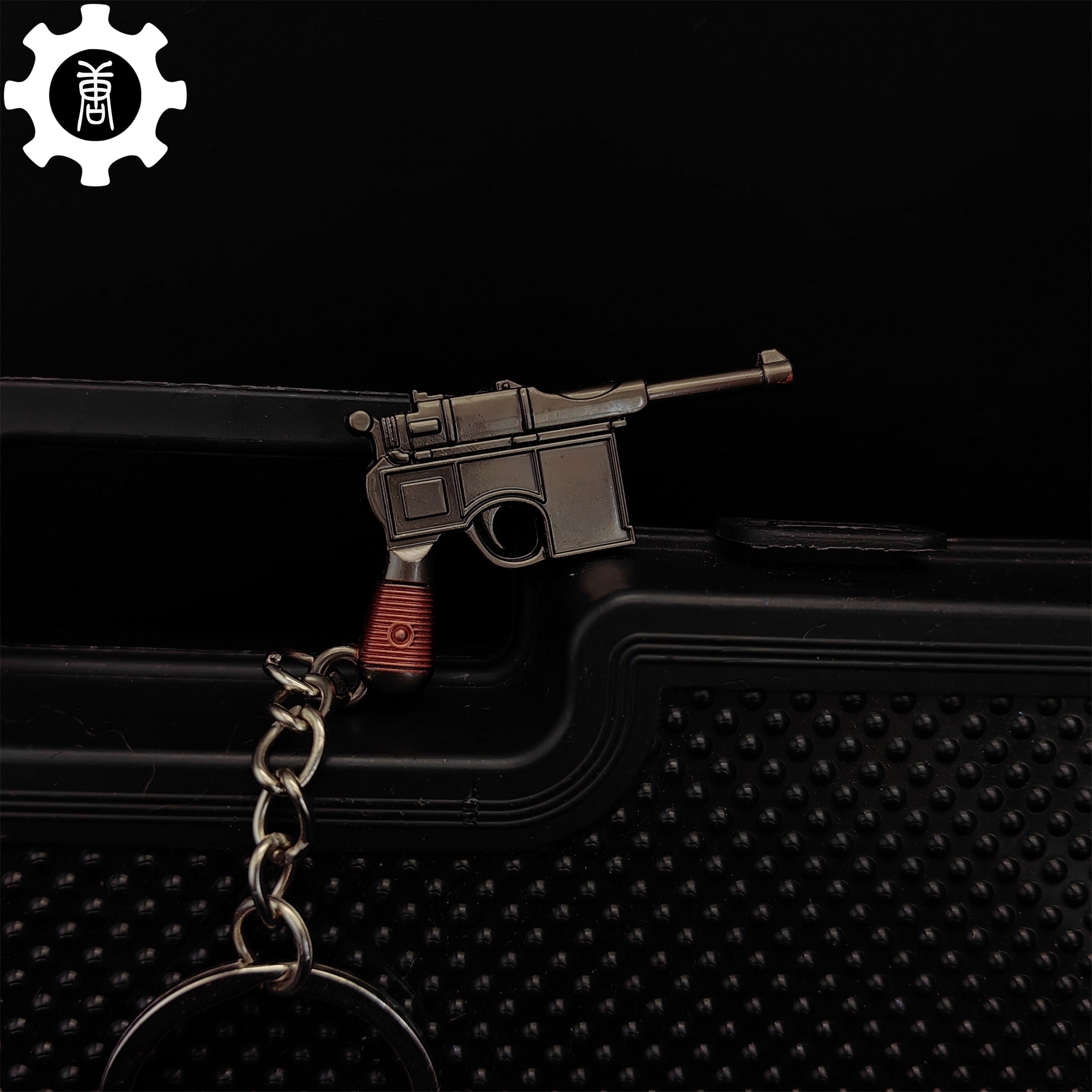 12 In 1 Metal World Famous Pistol Revolver Gun Keychain Mauser C96 - Tophatter Daily Deals