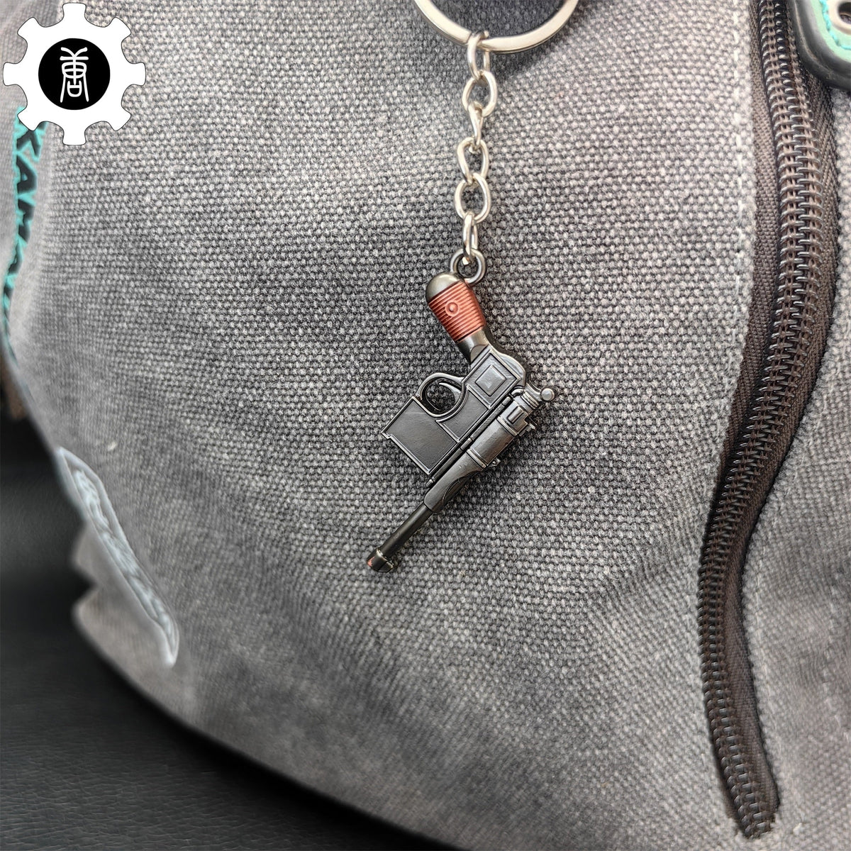 Metal Tiny Mauser C96 Pistol Model Keychain - Tophatter Daily Deals