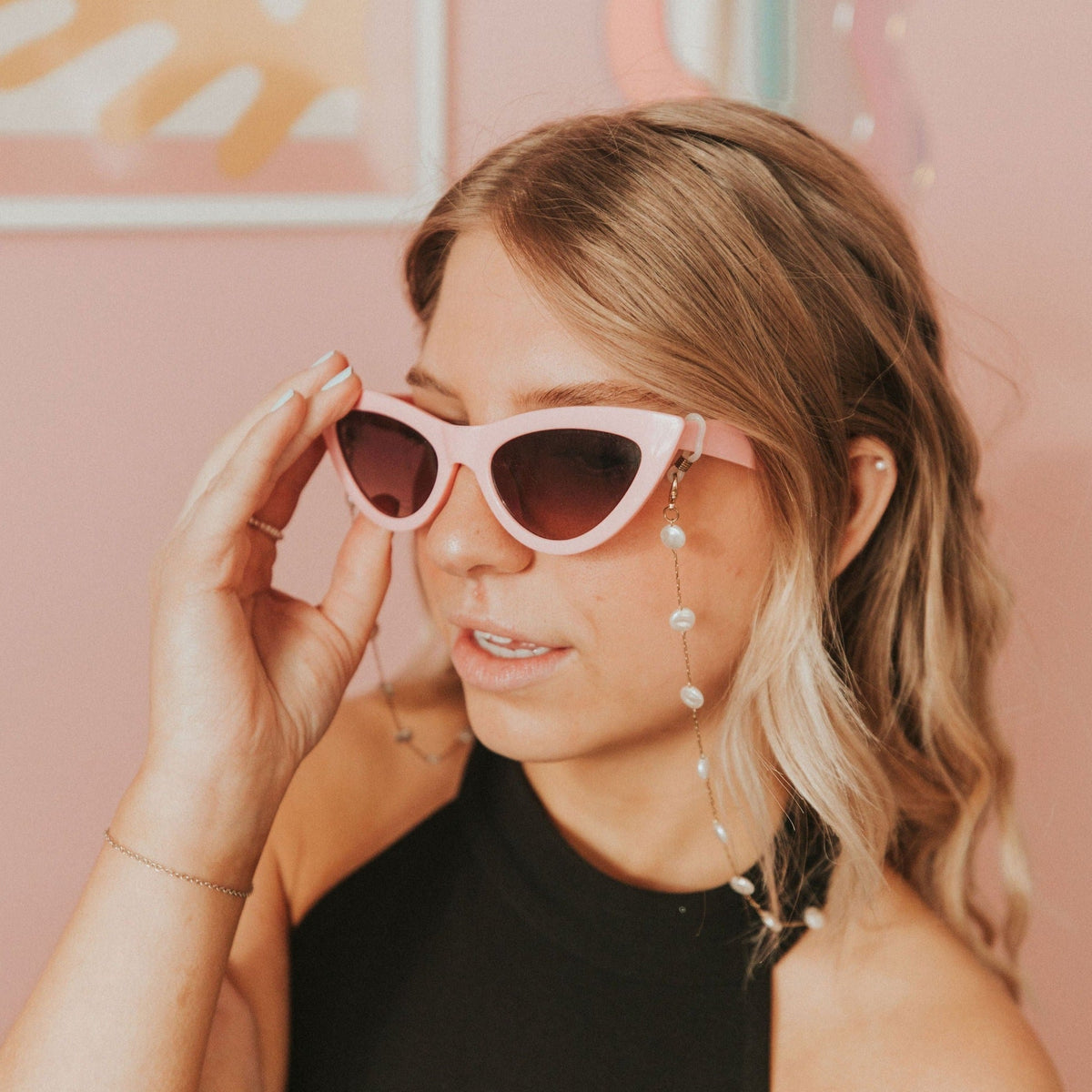 Pearl Sunglasses Chain Everything Else - Tophatter Daily Deals