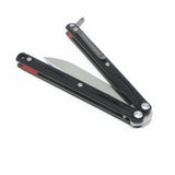 Maxace Serpent Striker II Butterfly Knife w/ Bearings - G10 Balisong asst. colors Black - 9Cr18MoV (LAST PIECE) Knife-Balisong - Tophatter Daily Deals