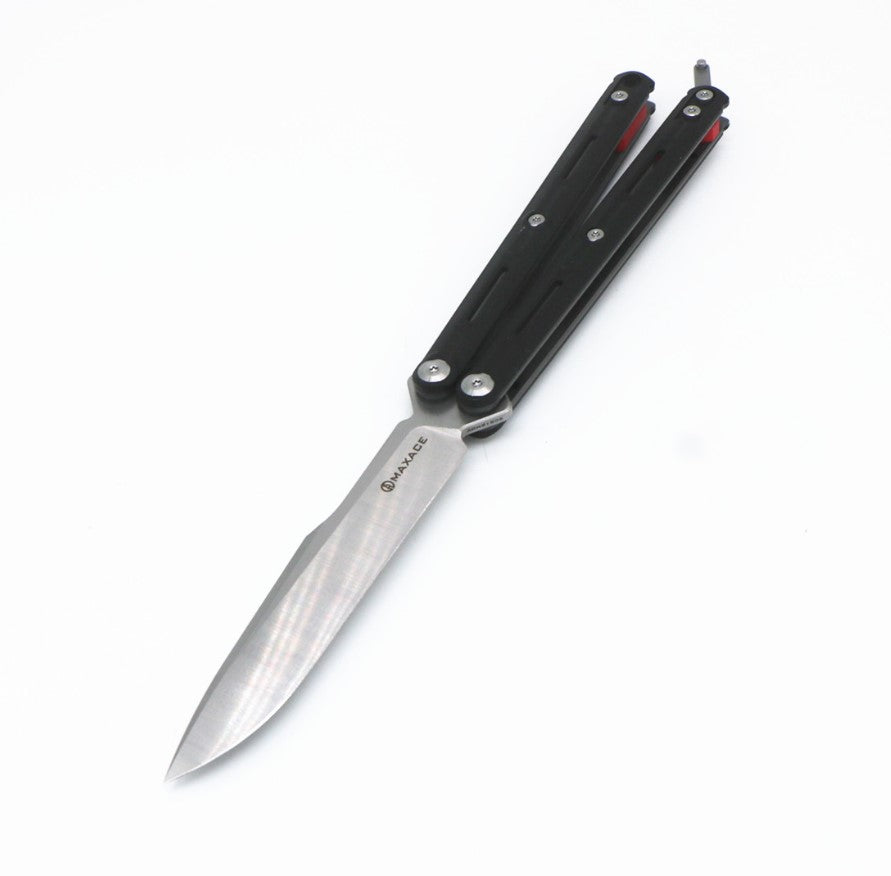 Maxace Serpent Striker II Butterfly Knife w/ Bearings - G10 Balisong asst. colors Knife-Balisong - Tophatter Daily Deals