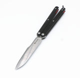 Maxace Serpent Striker II Butterfly Knife w/ Bearings - Black G10 Balisong Knife-Balisong - Tophatter Daily Deals