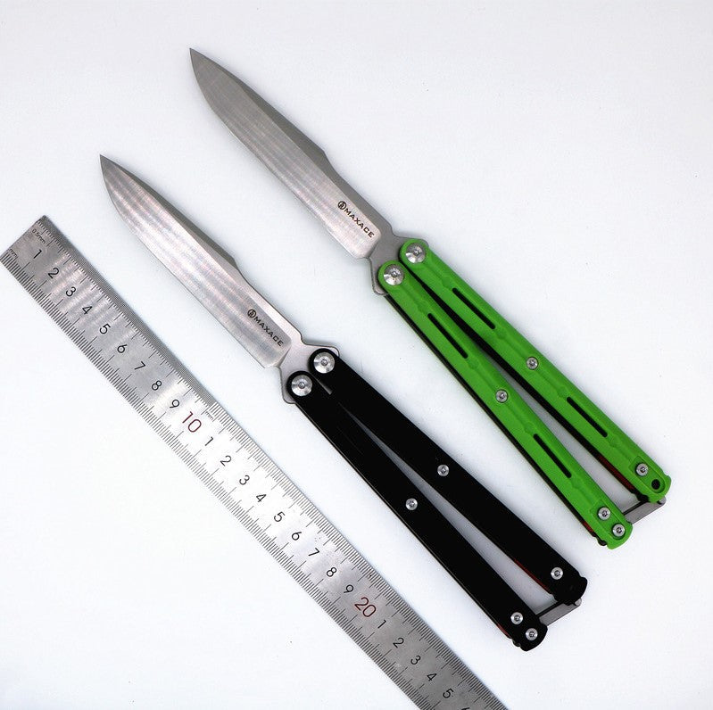 Maxace Serpent Striker II Butterfly Knife w/ Bearings - G10 Balisong asst. colors Knife-Balisong - Tophatter Daily Deals
