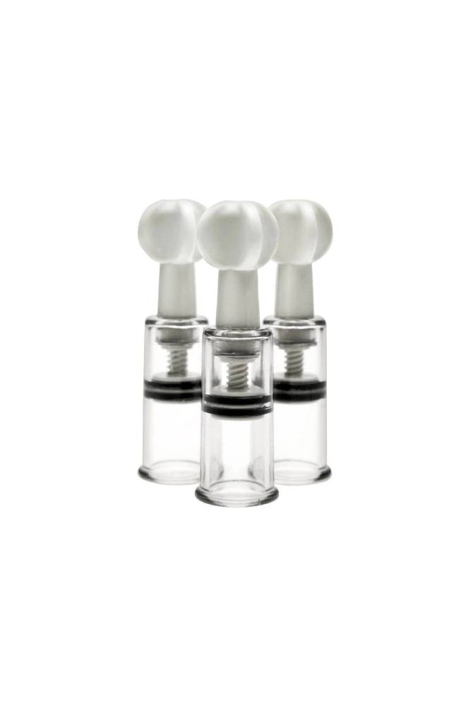 XR Brands - Size Matters - Max Twist Clit and Nipple Triple Sucker Set BDSM - Tophatter Daily Deals