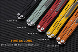 Maxace Serpent Striker II Butterfly Knife w/ Bearings - G10 Balisong asst. colors Knife-Balisong - Tophatter Daily Deals