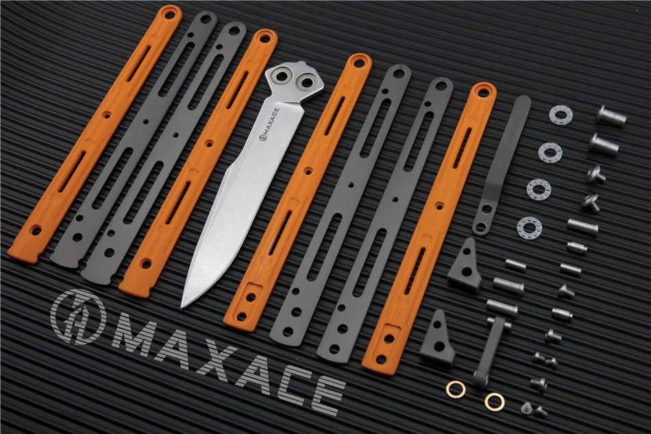 Maxace Serpent Striker II Butterfly Knife w/ Bearings - G10 Balisong asst. colors Knife-Balisong - Tophatter Daily Deals