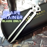 Maxace Serpent Striker II Butterfly Knife w/ Bearings - G10 Balisong asst. colors Spare Trainer (blade only) Knife-Balisong - Tophatter Daily Deals