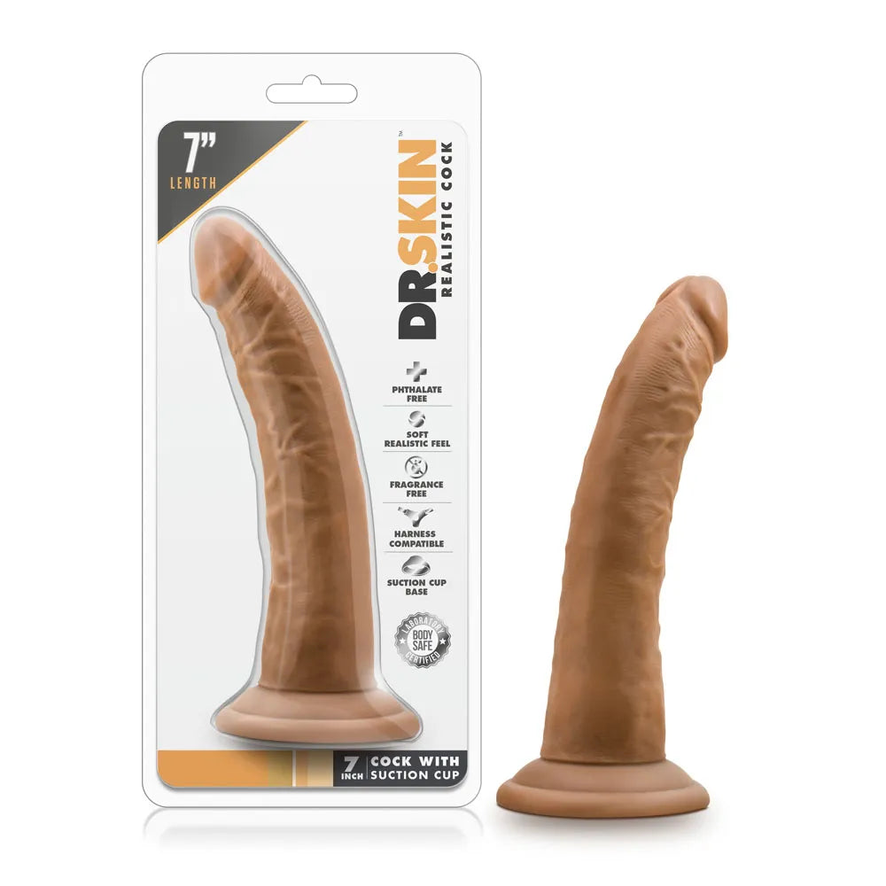 Dr. Skin 7 Inch Realistic Dildo – Suction Cup Base Dildo > Dildos > Realistic Dildos - Tophatter Daily Deals