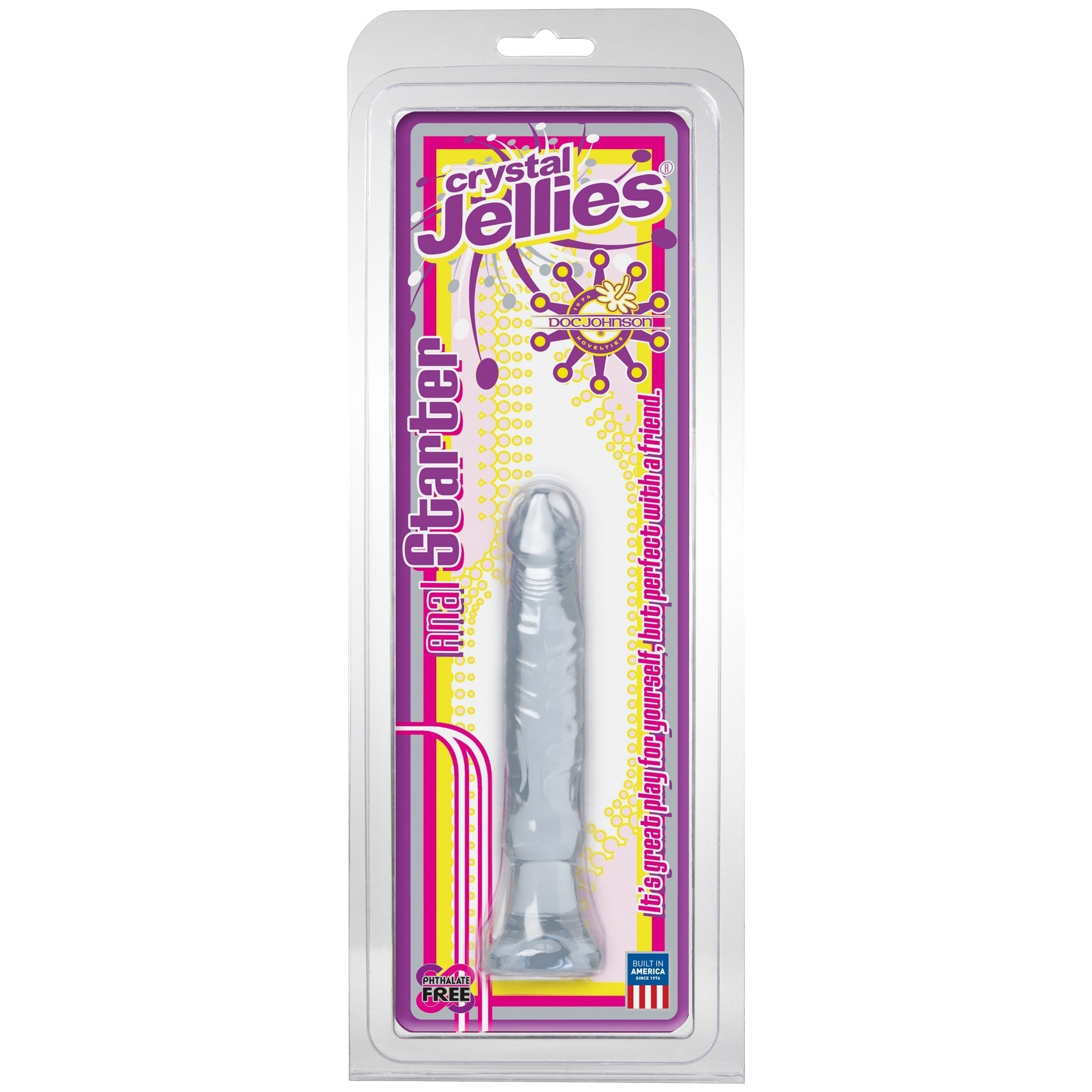 Anal Starter Clear 5.5 Inch Crystal Jellies for Beginners > Anal Range > Butt Plugs - Tophatter Daily Deals