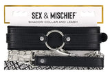 Shadow Collar and Leash – Faux Leather Collar and Leash Set > Bondage Gear > Collars & Leashes - Tophatter Daily Deals