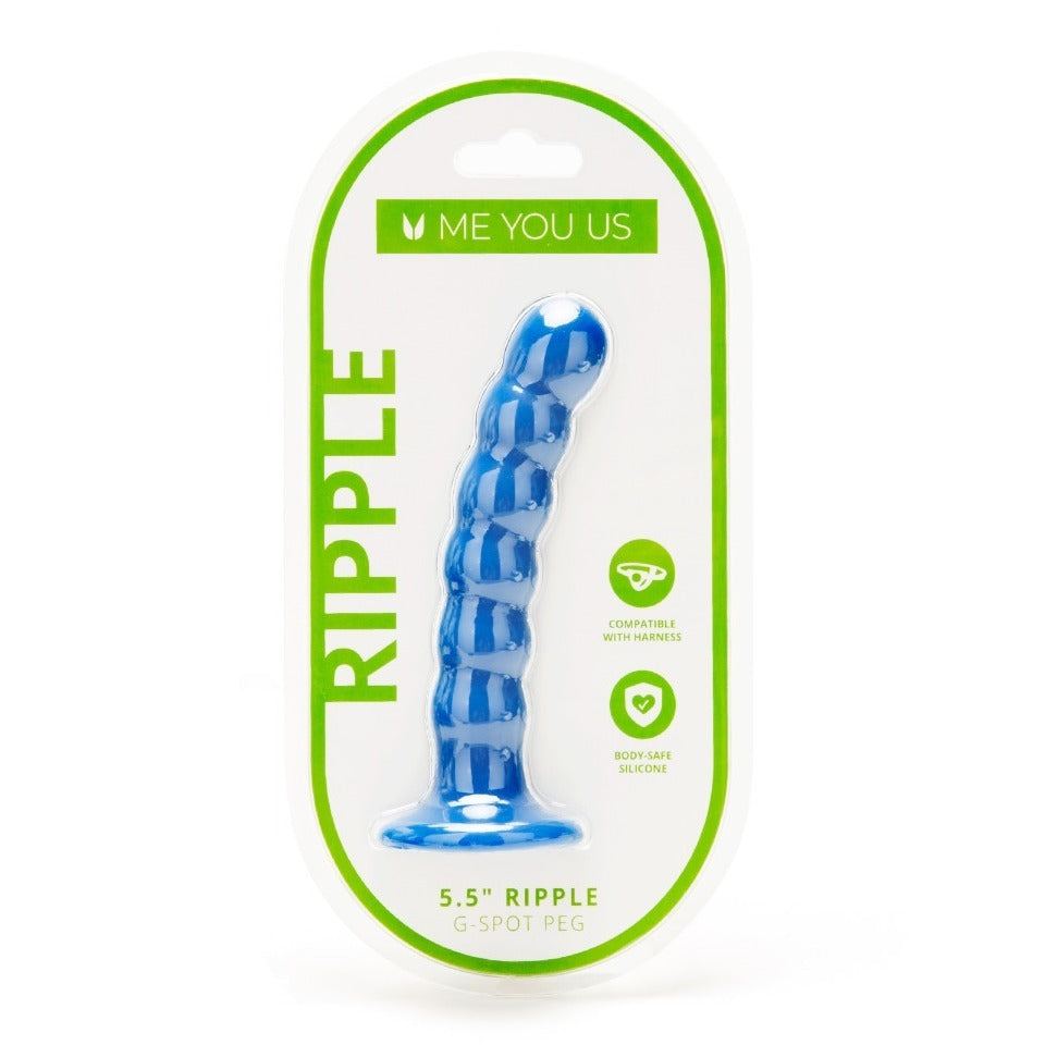 Me You Us 5.5 Inch Ripple G Spot Peg Dildo > Dildos > Strap On Dildos - Tophatter Daily Deals