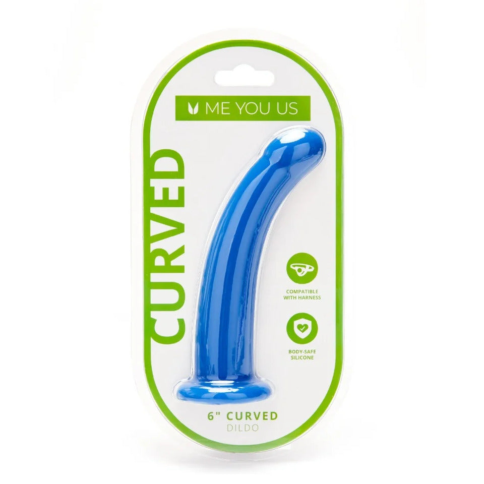 Me You Us 6 Inch Curved Silicone Dildo – Silicone Dildo > Dildos > Strap On Dildos - Tophatter Daily Deals