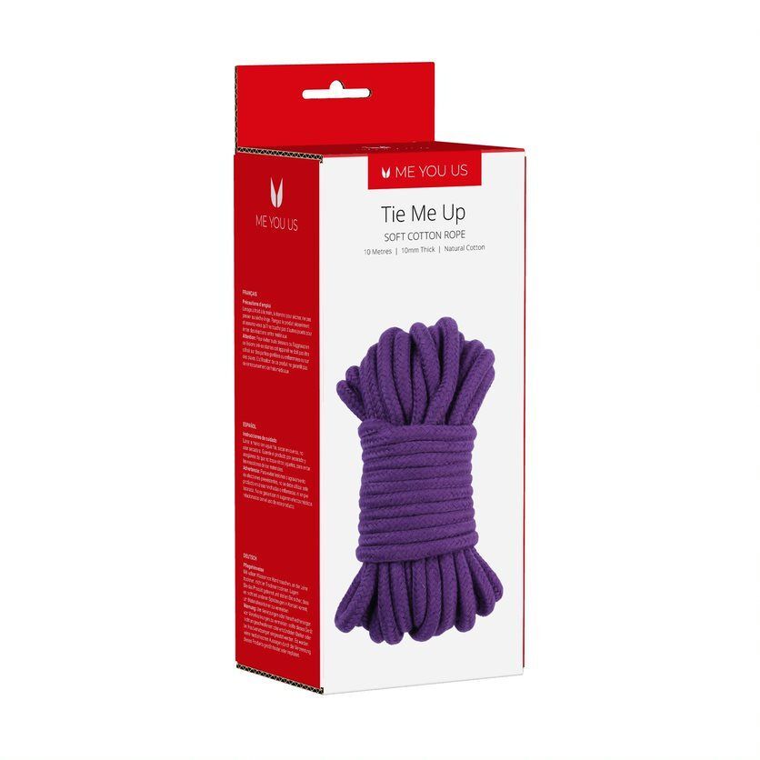 Me You Us Tie Me Up (Purple) – Soft Cotton Rope 10 Metres Rope > Bondage Gear > Rope - Tophatter Daily Deals