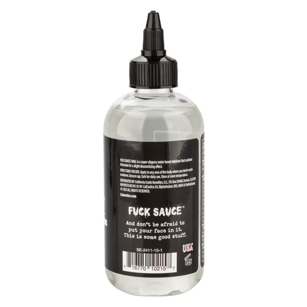 Fuck Sauce Anal Numbing Lubricant – Premium Water-Based Lidocaine-Infused 8oz > Lube > Speciality - Tophatter Daily Deals