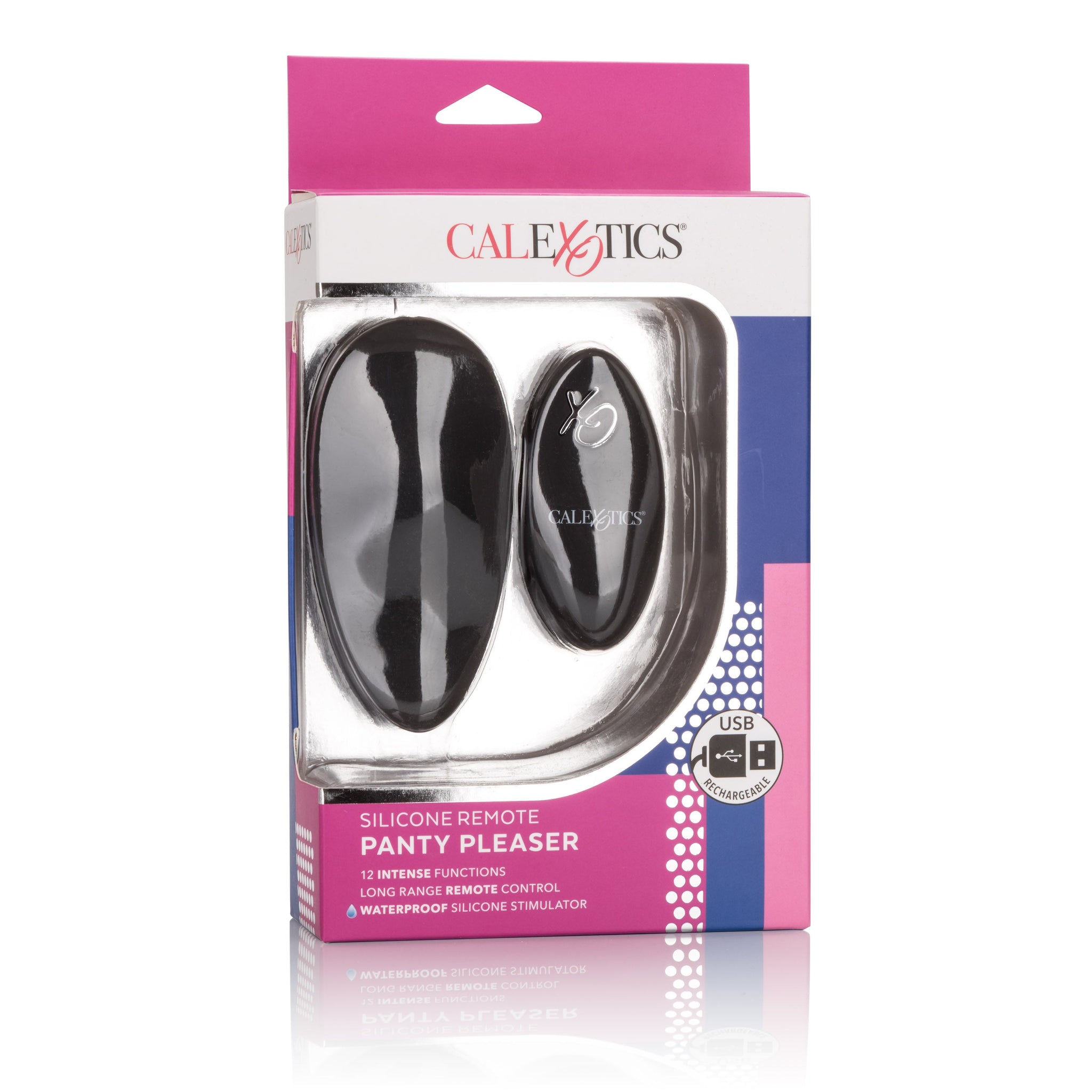 CalExotics Silicone Remote Panty Pleaser Waterproof Massager with 12 Vibration Functions > Sex Toys For Ladies > Panty Vibes - Tophatter Daily Deals