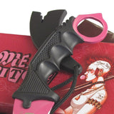 Mean Bitch Karambit Pink Tactical Claw Neck Knife Fixed Blade w/ Sheath Knife-Fixed - Tophatter Daily Deals