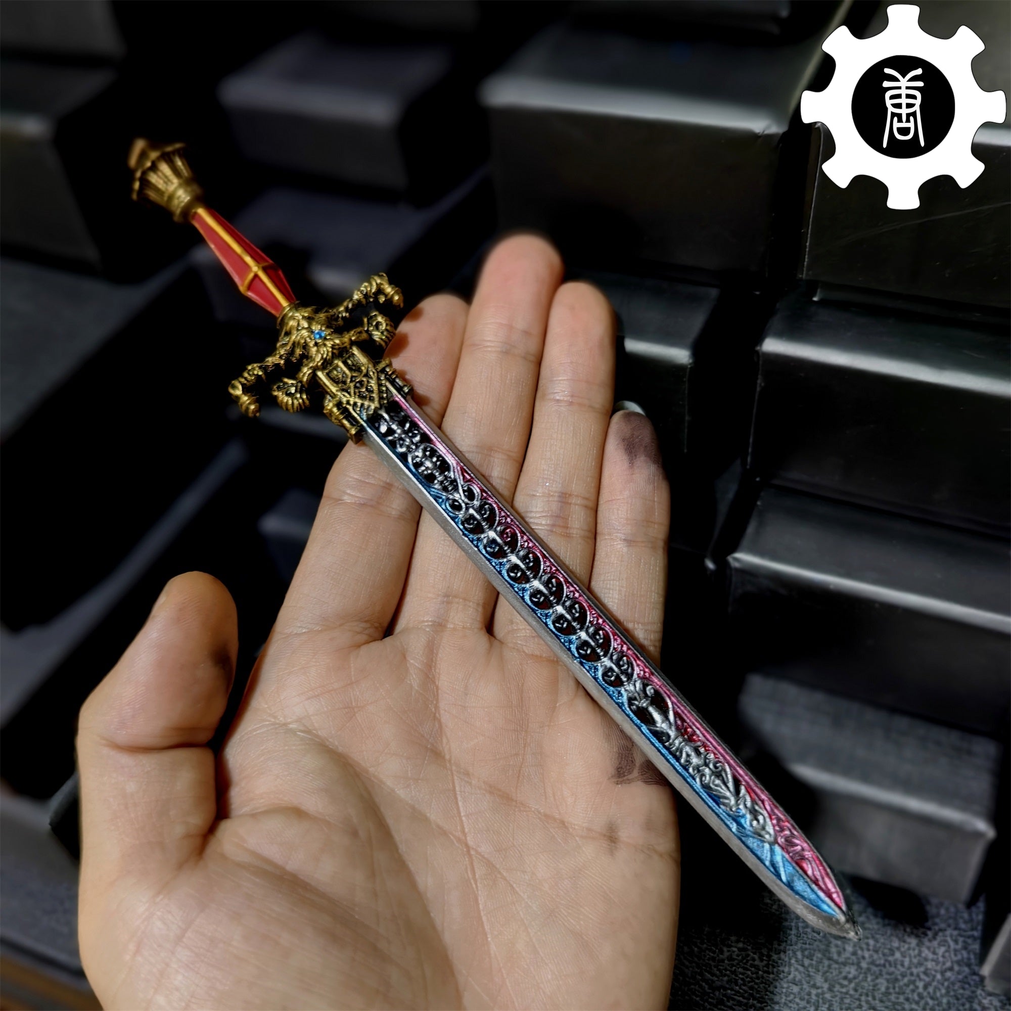 3D Printed 1: 6 Scale Sword Of Night And Flame - Tophatter Daily Deals