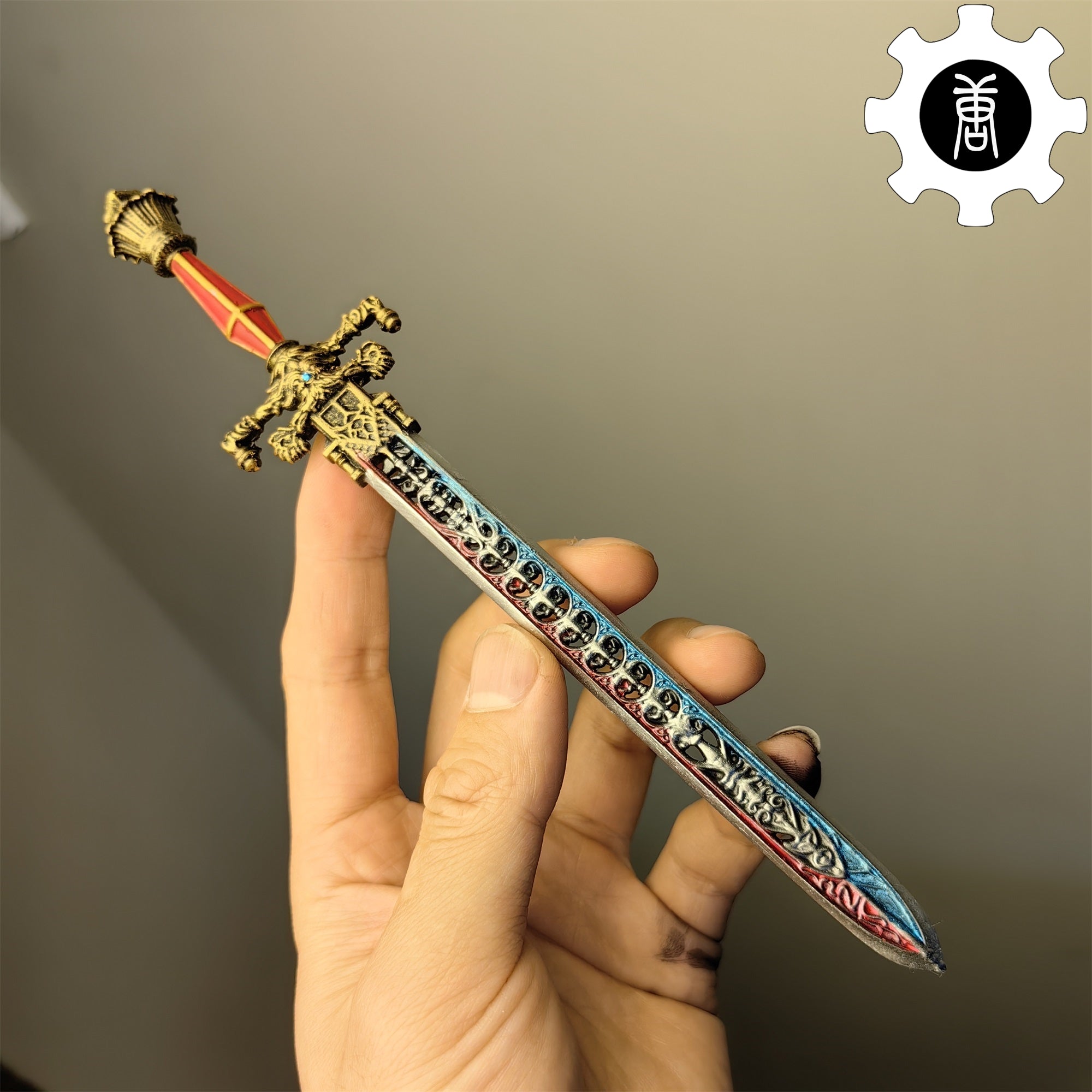 3D Printed 1: 6 Scale Sword Of Night And Flame - Tophatter Daily Deals