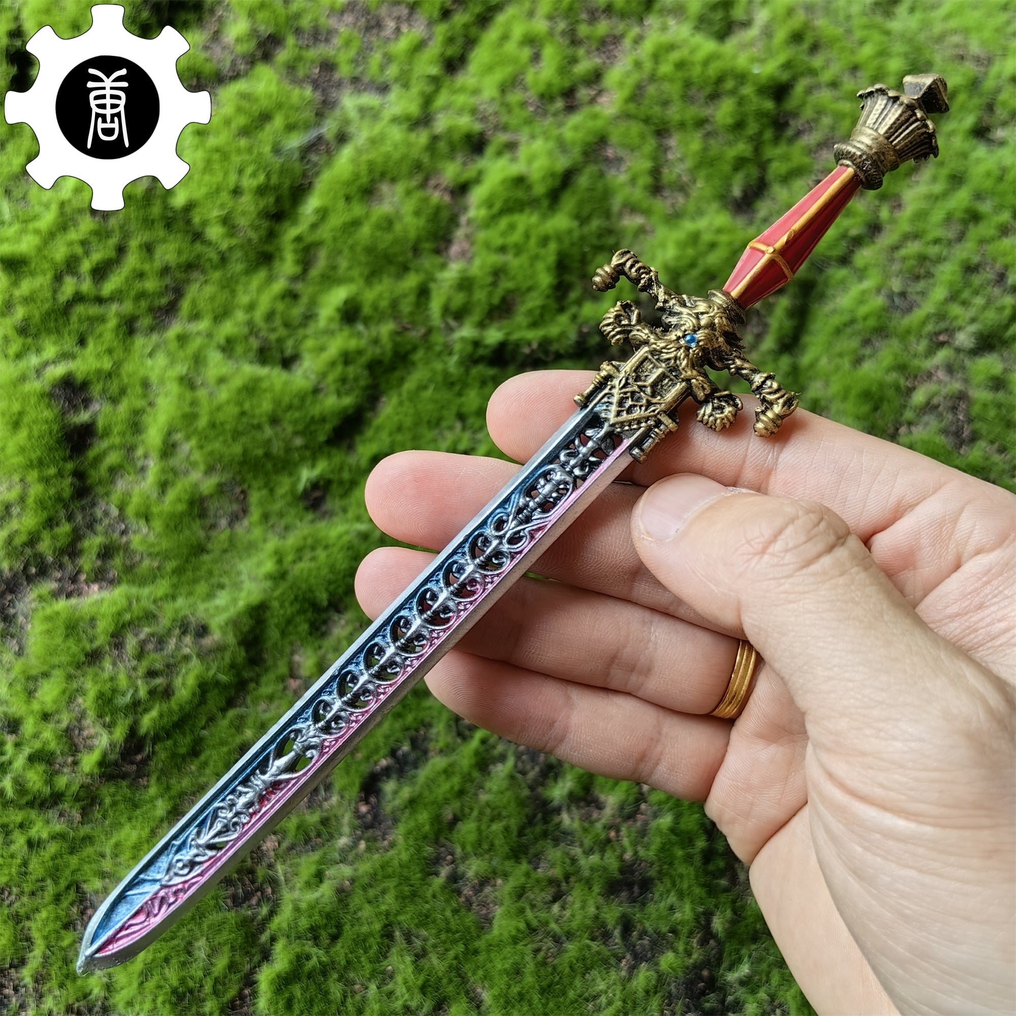 3D Printed 1: 6 Scale Sword Of Night And Flame Sword Only - Tophatter Daily Deals