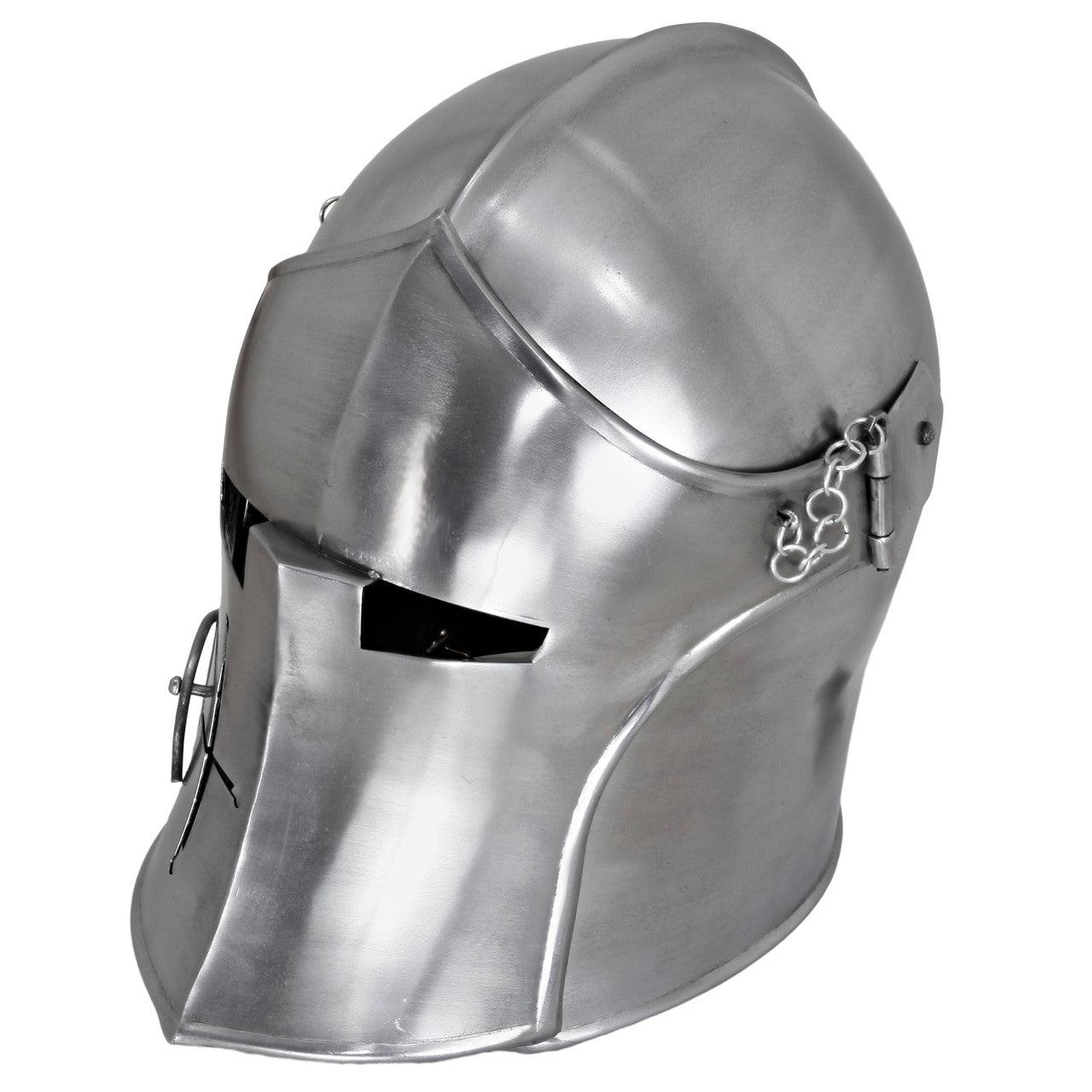 Medieval Marvel Italian Inspired Visored Barbuta Helmet historical period - Tophatter Daily Deals