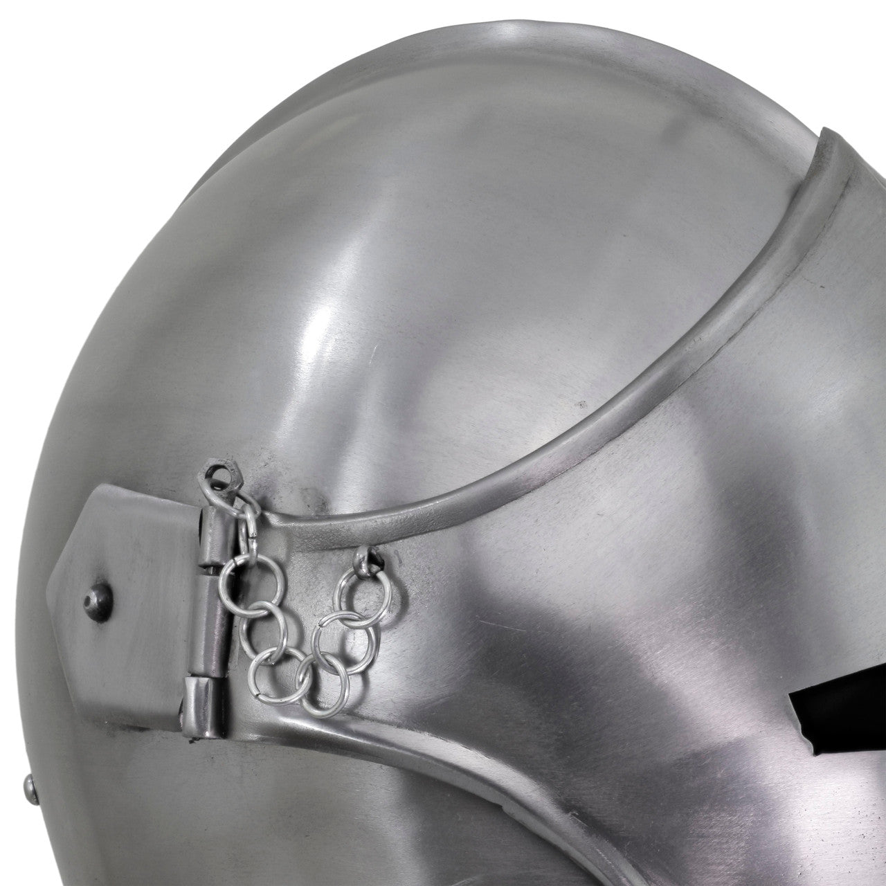 Medieval Marvel Italian Inspired Visored Barbuta Helmet historical period - Tophatter Daily Deals