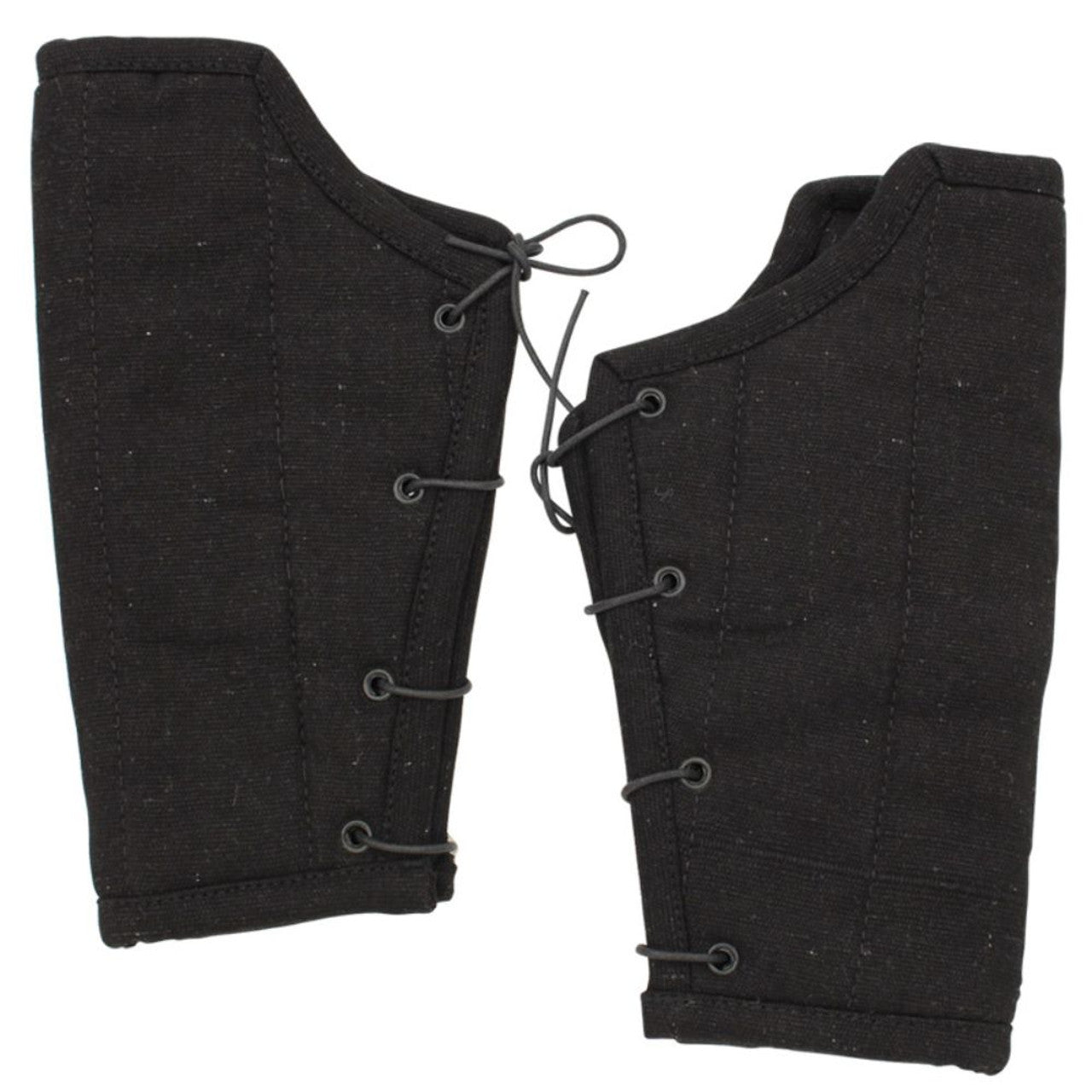 Medieval Padded Cloth Bracers Black historical period - Tophatter Daily Deals