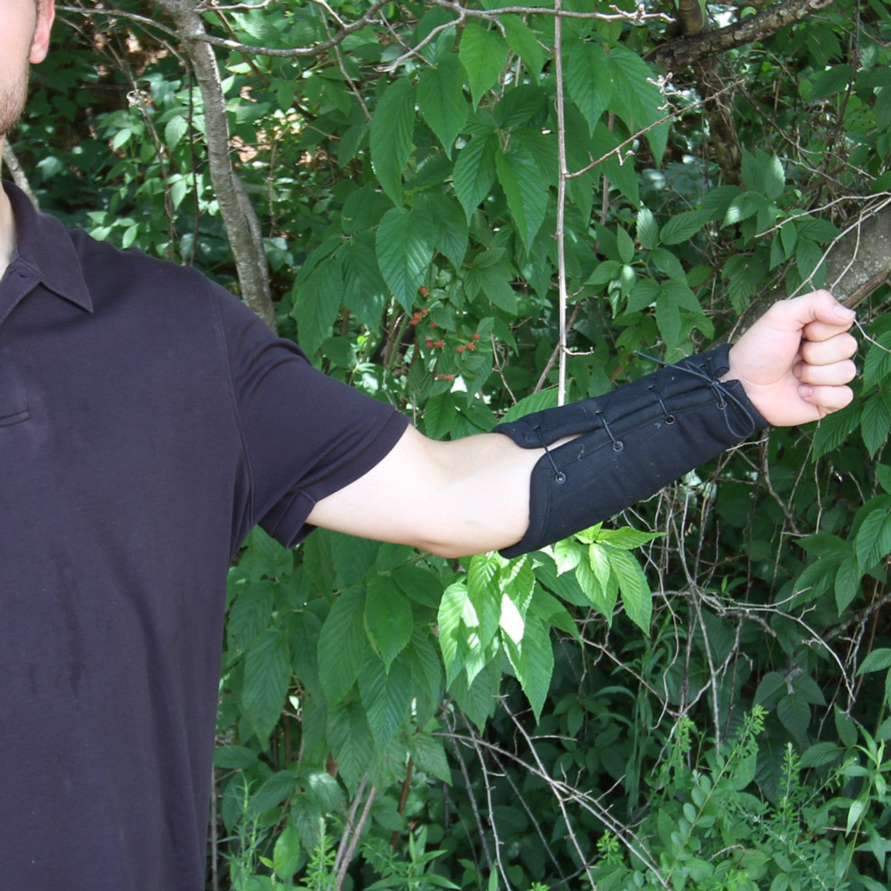 Medieval Padded Cloth Bracers Black historical period - Tophatter Daily Deals
