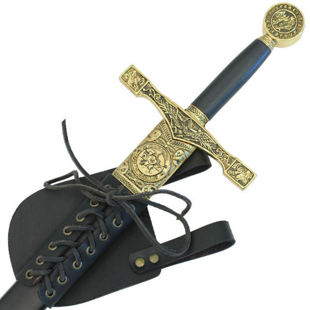 Medieval Pen Dragon Leather Sword Frog Black historical period - Tophatter Daily Deals