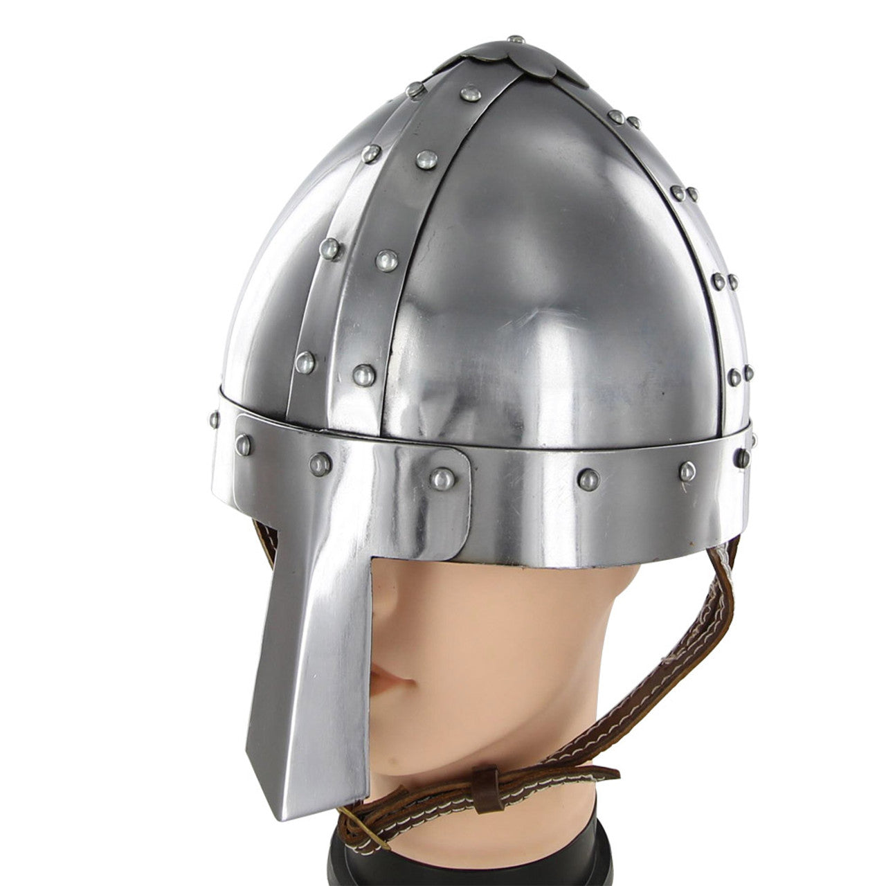 Medieval Spangenhelm Combat Helmet Medieval armor - Tophatter Daily Deals