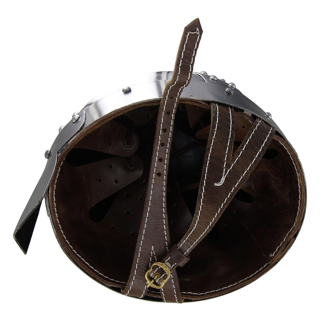 Medieval Spangenhelm Combat Helmet Medieval armor - Tophatter Daily Deals
