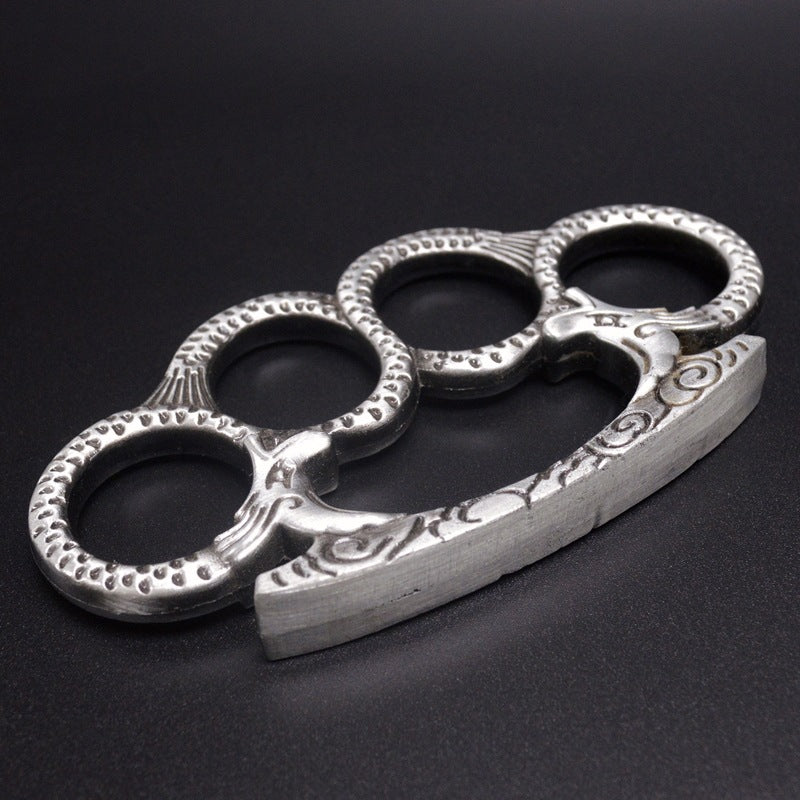 Medusa - Solid Brass Knuckles Duster For Self Defense Window Breaker EDC Supplies - Tophatter Daily Deals