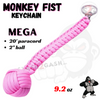 Monkey Fist Self Defense Survival Keychain Paracord - Assorted Colors Pink - Mega SD-KeyChain - Tophatter Daily Deals