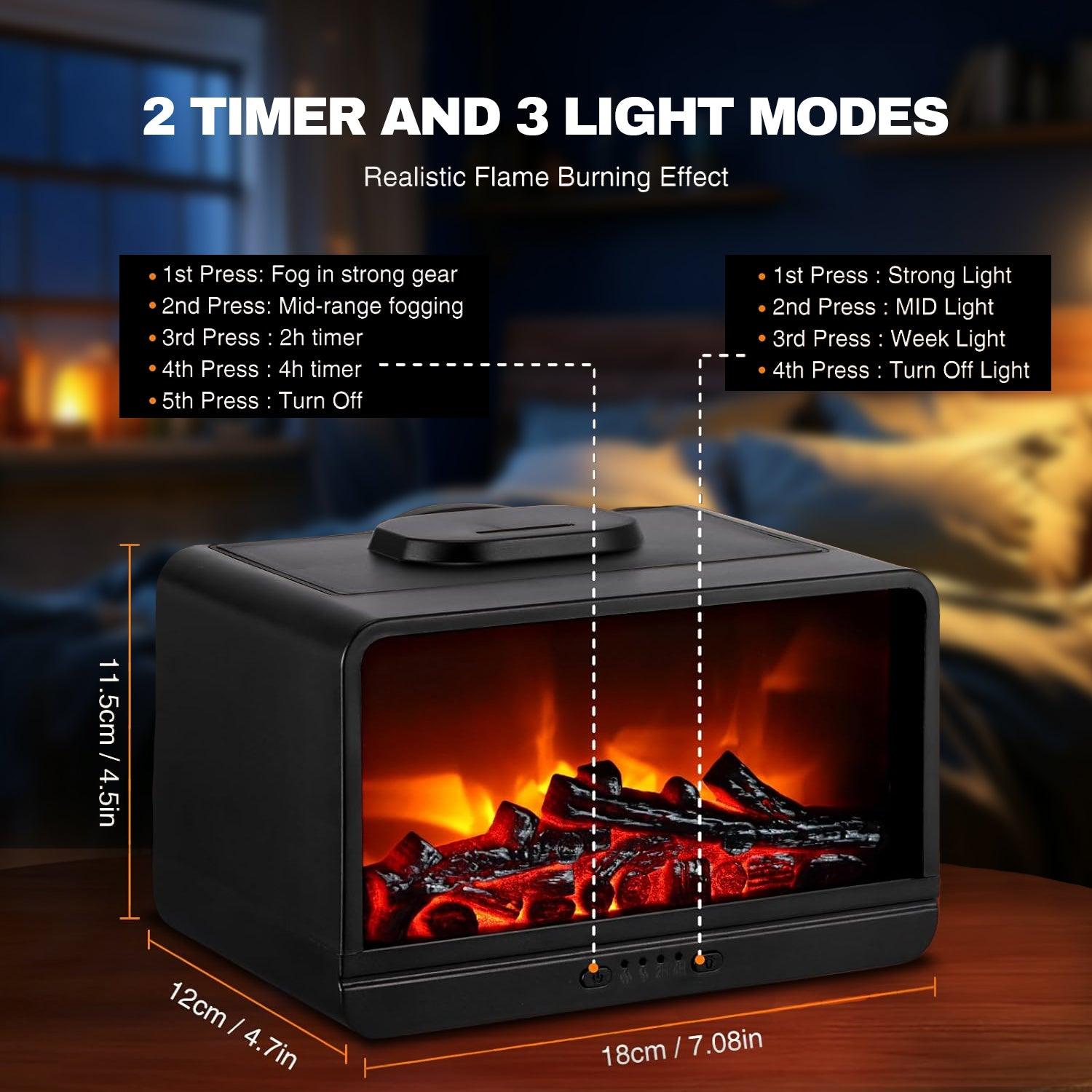 Electric Wax Melt Burner - Flame Fireplace Candle Wax Warmer Wax Melter for Scented Wax with 4 Timer Apparel & Accessories - Tophatter Daily Deals