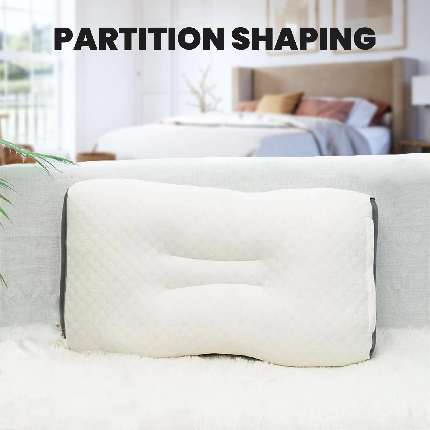 Cervical Memory Foam Pillow - Foam-pillow For Neck And Shoulder Pain Ergonomic Orthopedic Personal Care - Tophatter Daily Deals