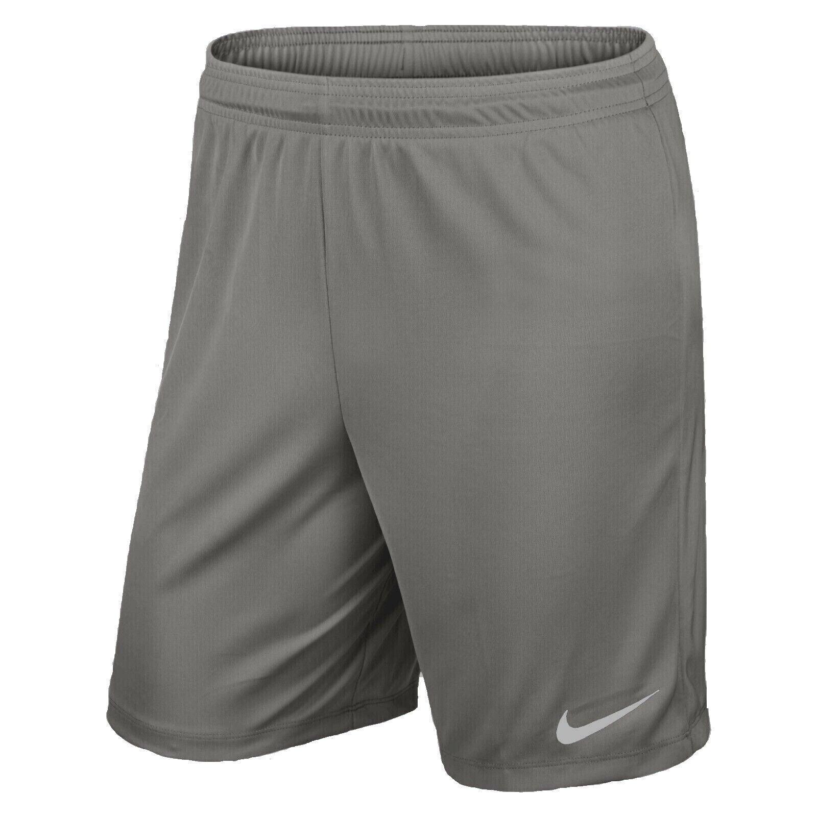 Mens Gym Shorts UK - Men's Nike Shorts Park Sports Football Running Training Dri Fit Gym Shorts Grey XL Sports & Outdoor - Tophatter Daily Deals