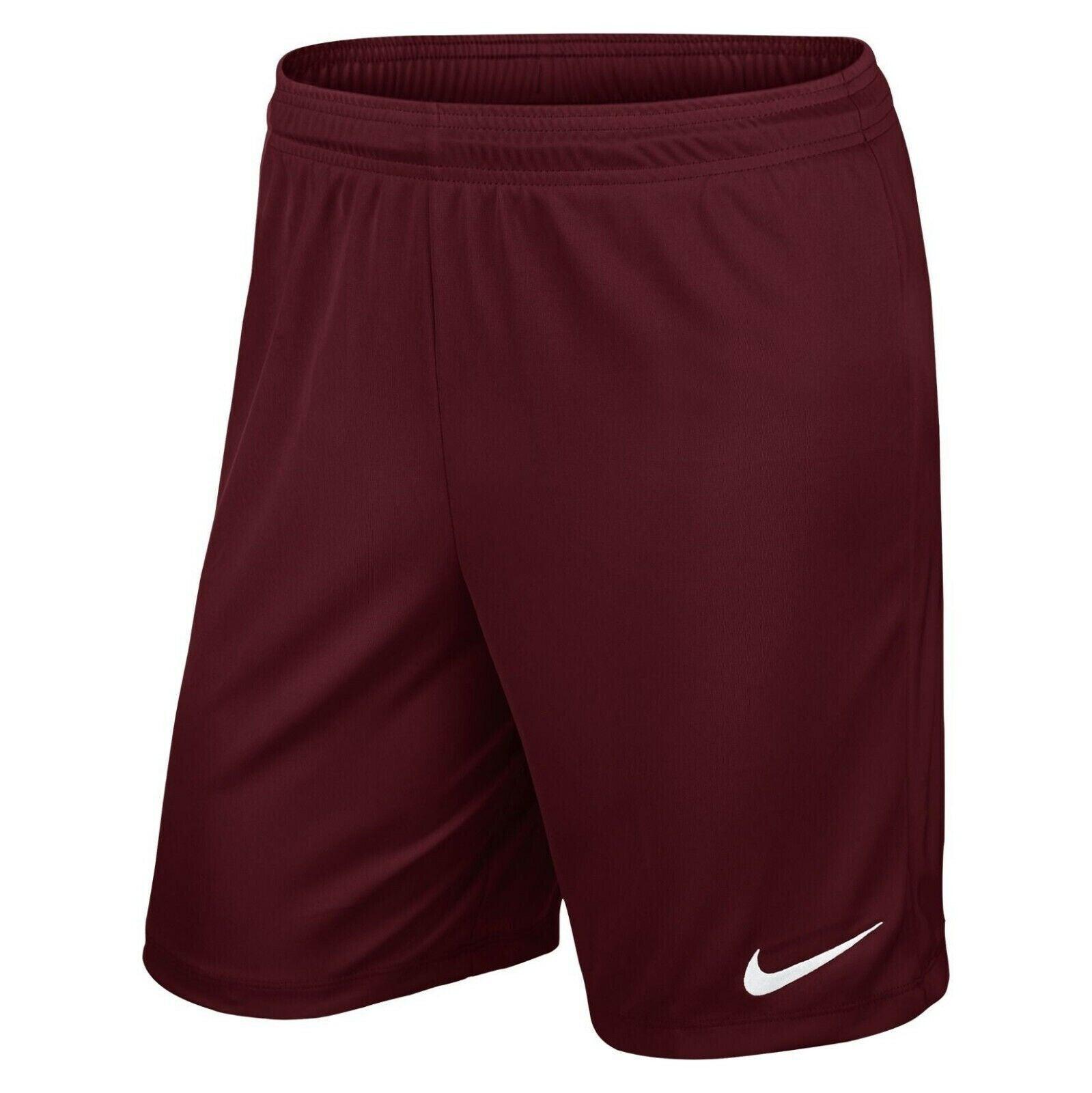 Mens Gym Shorts UK - Men's Nike Shorts Park Sports Football Running Training Dri Fit Gym Shorts Maroon XL Sports & Outdoor - Tophatter Daily Deals