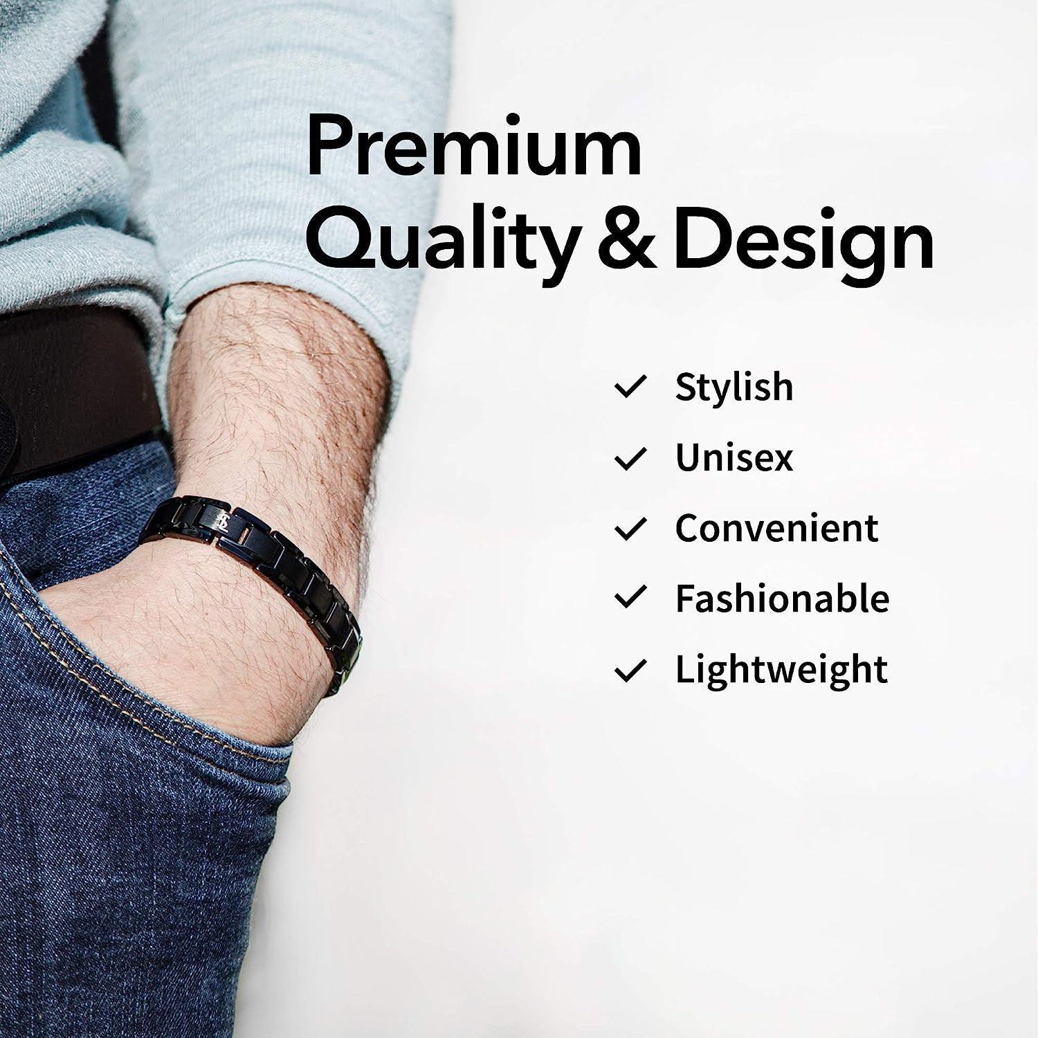 Arthritis Bracelet Mens - Magnetic Bracelet Therapy Weight Loss Pain Relief Bracelet Personal Care - Tophatter Daily Deals