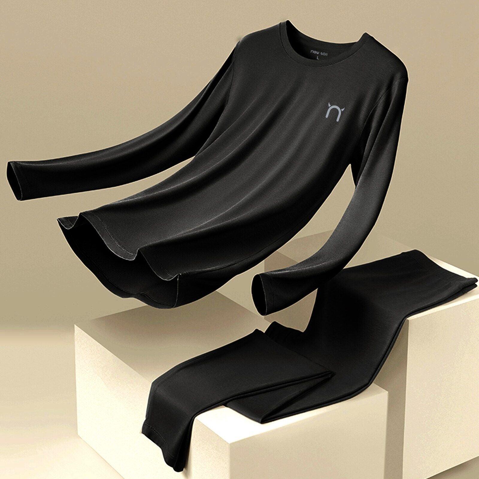 Mens Thermal Leggings - Thermal Legging Long Johns Base Layer Trouser Warm Underwear Pant Top Bottom Clothing - Tophatter Daily Deals