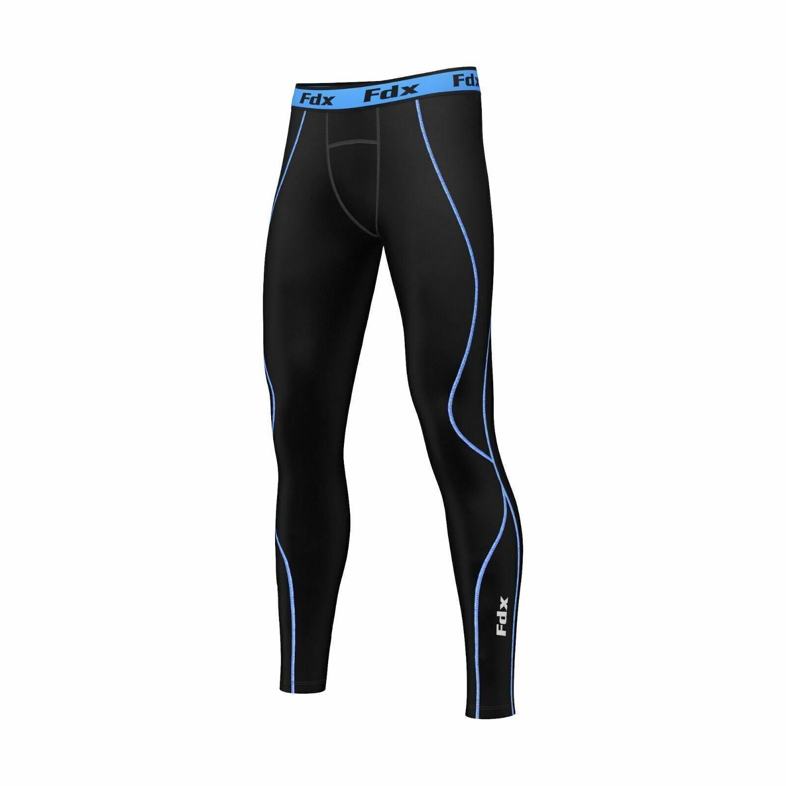 Sport Pants for Mens - Mens Body Armour Compression Base layer Tights Sports Leggin Under Gear trouser Blue 2XL Sports & Outdoor - Tophatter Daily Deals