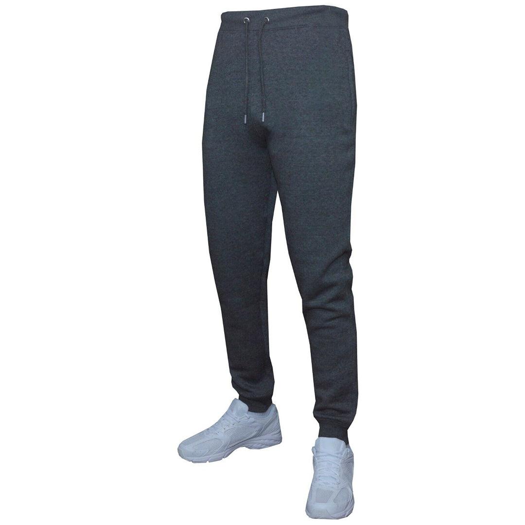Mens Slim Leg Joggers - Mens Slim Fit Jogging Bottoms Plain Skinny Track Sweat Pants Zip Pockets Clothing - Tophatter Daily Deals