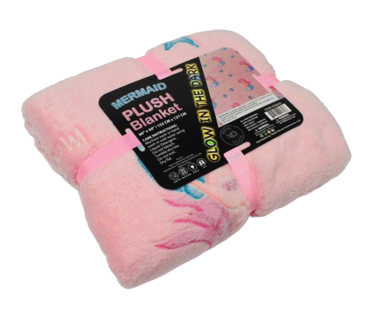 Glow in the Dark Blankets & Pillows Blanket Mermaid Bedding - Tophatter Daily Deals